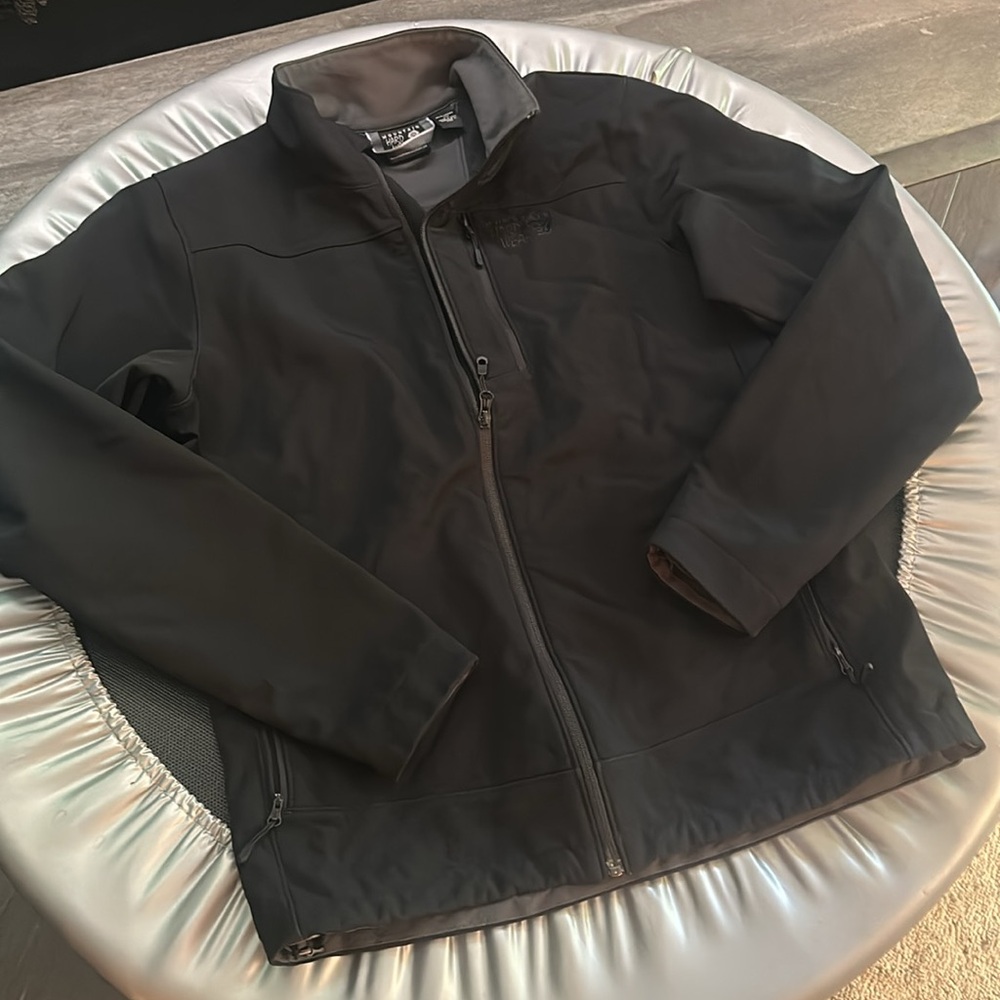 Mountain Hardware Softshell Jacket Men’s Medium B… - image 1